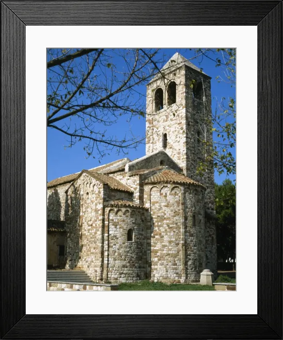 Framed Print : Spain. Barbera del Valles. Church of Saint Mary Framed Print : Spain. Barbera del Valles. Church of Saint Mary