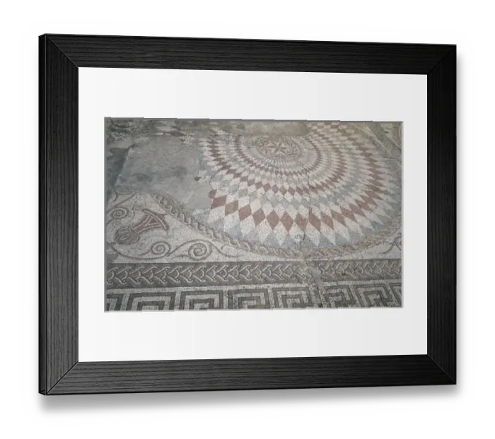 Framed Print : Roman mosaic Framed Print : Roman mosaic