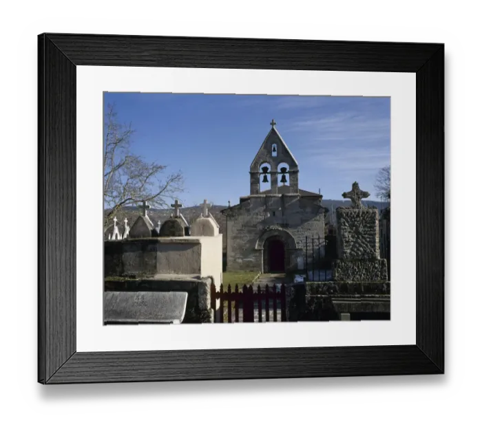 Framed Print : Chapel of Saint Thecla of Abeleda. Galicia. Spain Framed Print : Chapel of Saint Thecla of Abeleda. Galicia. Spain