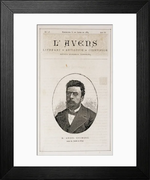 Framed Print : L Avenc. Cover. 1884 Framed Print : L Avenc. Cover. 1884
