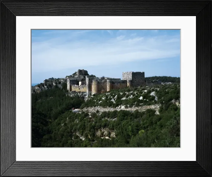 Framed Print : Syria. The Citadel of Salah Ed-Din or Saladin castle Framed Print : Syria. The Citadel of Salah Ed-Din or Saladin castle