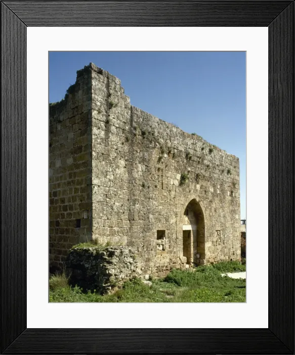Framed Print : Syria. Yahmur. Chastel Rouge or QalA?o?at Yahmur Framed Print : Syria. Yahmur. Chastel Rouge or QalA?o?at Yahmur