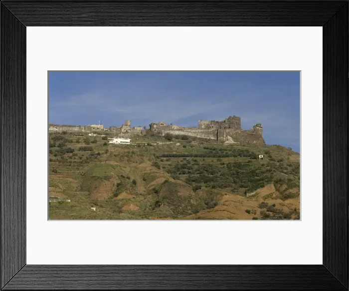Framed Print : Syria. Baniyas. Margat castle Framed Print : Syria. Baniyas. Margat castle