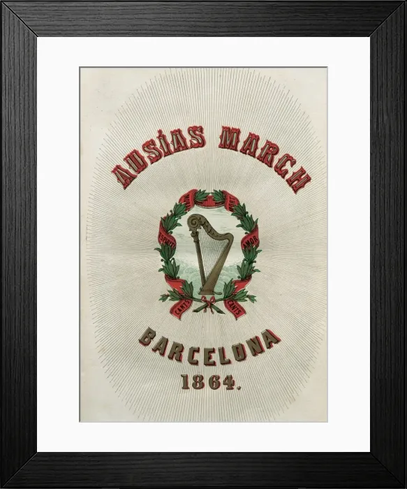 Framed Print : Ausias March (1397-1459) Framed Print : Ausias March (1397-1459)