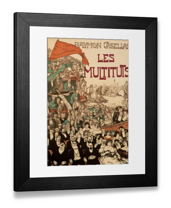 Framed Print : Les multituts (The Crowds) by Raimon Casellas Framed Print : Les multituts (The Crowds) by Raimon Casellas