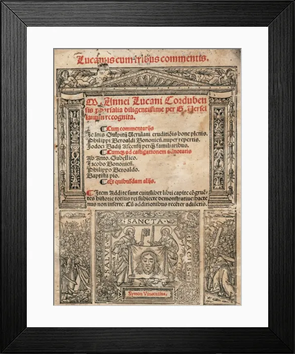 Framed Print : Pharsalia by Lucan Framed Print : Pharsalia by Lucan
