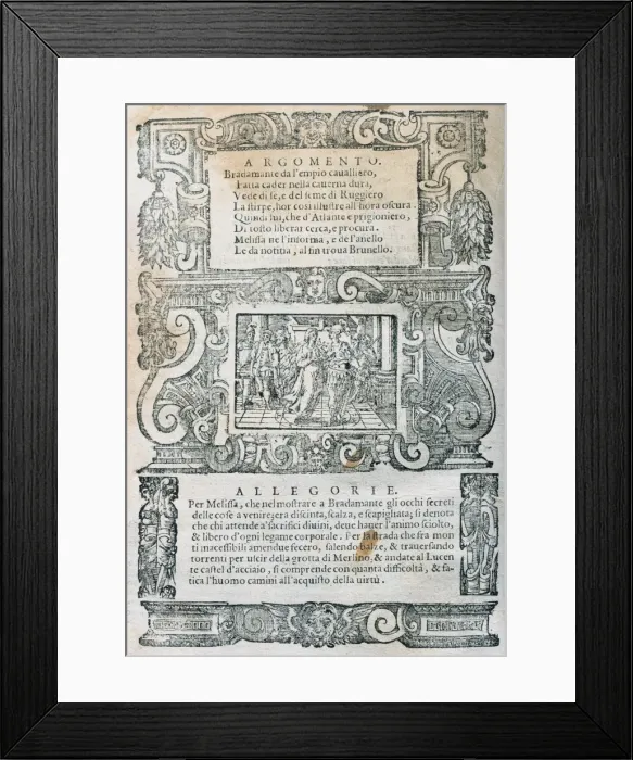 Framed Print : The Frenzy of Orlando by Ludovico Ariosto Framed Print : The Frenzy of Orlando by Ludovico Ariosto