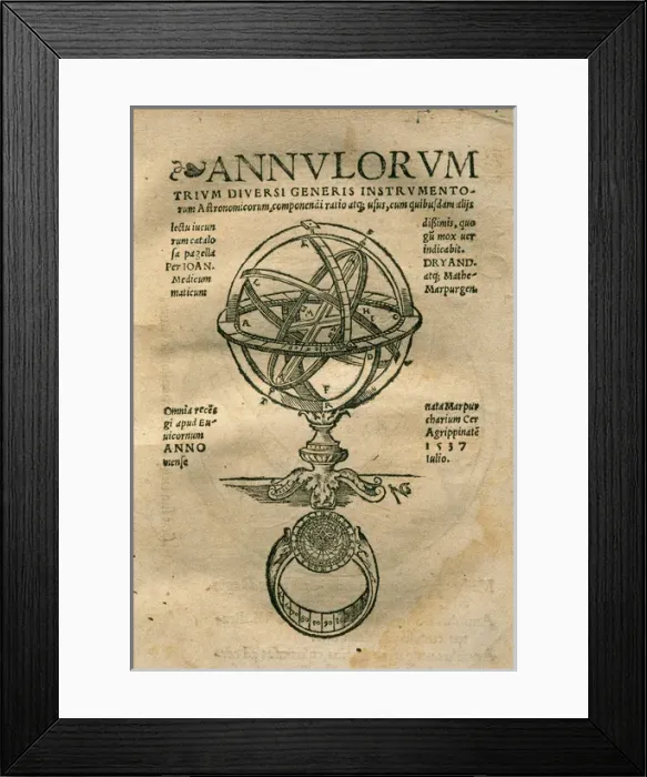 Framed Print : Annulorum by Johann Dryander Framed Print : Annulorum by Johann Dryander