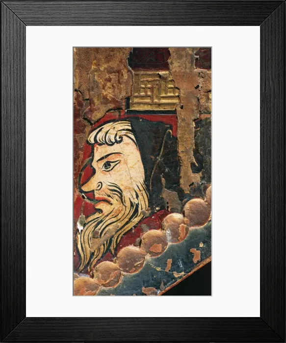 Framed Print : Linear Gothic. Spain. 14th century. Priory chair of Blanche Framed Print : Linear Gothic. Spain. 14th century. Priory chair of Blanche