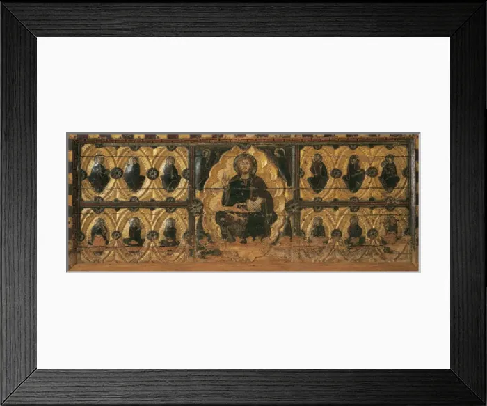 Framed Print : Romanesque art. Spain. 13th century. Berbegal Front (Aragon) Framed Print : Romanesque art. Spain. 13th century. Berbegal Front (Aragon)