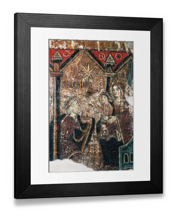 Framed Print : Romanesque art. Spain. 13th century. Frontal of the altar of Framed Print : Romanesque art. Spain. 13th century. Frontal of the altar of