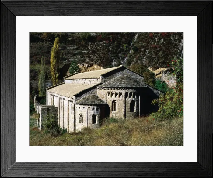 Framed Print : Romanesque art. Spain. The Monastery of Santa Mar?=?a de Oba Framed Print : Romanesque art. Spain. The Monastery of Santa Mar?=?a de Oba