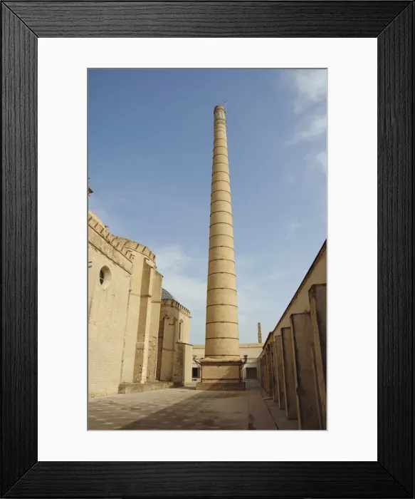 Framed Print : Spain. Andalusia. Sevilla. Isla de la Cartuja. Chimneys of t Framed Print : Spain. Andalusia. Sevilla. Isla de la Cartuja. Chimneys of t