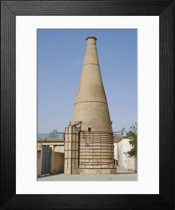Framed Print : Spain. Andalusia. Sevilla. Isla de la Cartuja. Chimneys of t Framed Print : Spain. Andalusia. Sevilla. Isla de la Cartuja. Chimneys of t