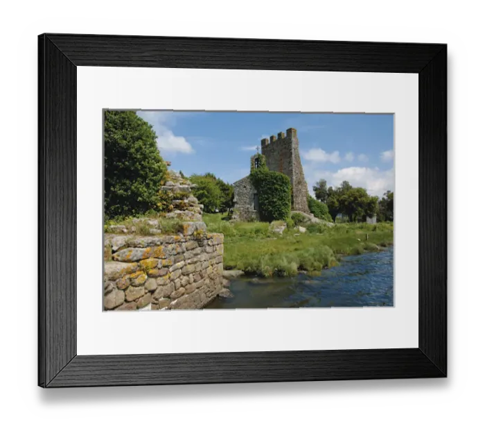 Framed Print : Spain. Galicia. Catoira. Torres do Oeste castle, 9th century Framed Print : Spain. Galicia. Catoira. Torres do Oeste castle, 9th century