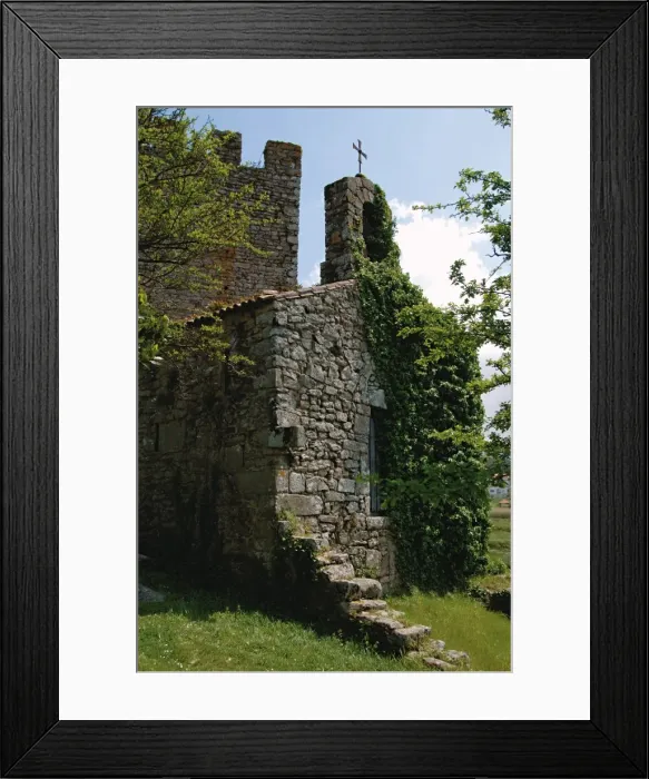 Framed Print : Spain. Galicia. Catoira. Torres do Oeste castle, 9th century Framed Print : Spain. Galicia. Catoira. Torres do Oeste castle, 9th century