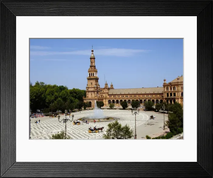 Framed Print : Espa?a. Andalusia. Seville. Spains Square Framed Print : Espa?a. Andalusia. Seville. Spains Square