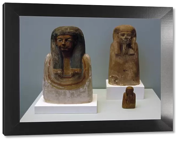 Busts of ancestors. Egypt