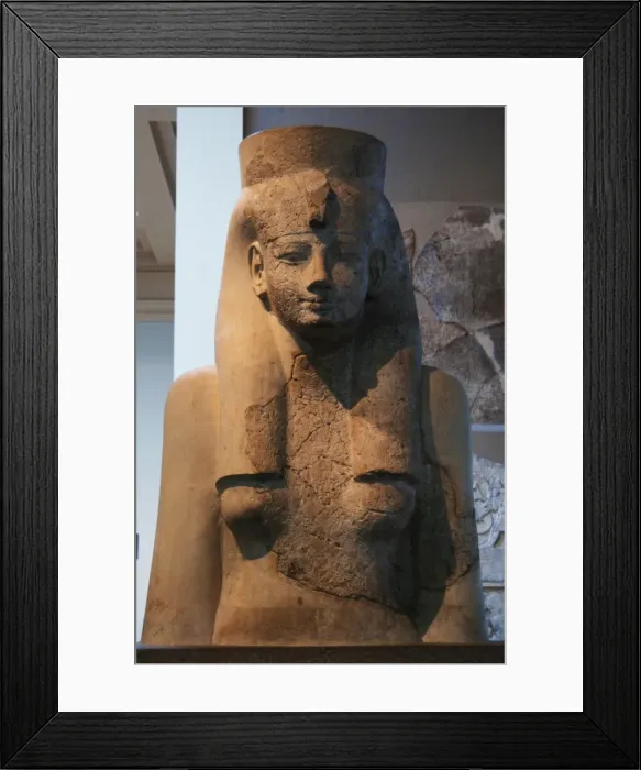 Framed Print : Bust of a Goddess. Egypt Framed Print : Bust of a Goddess. Egypt