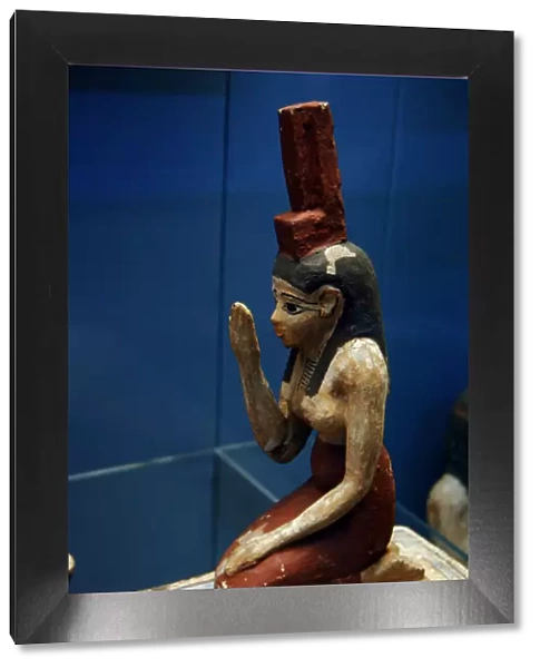 Isis in mourning for Osiris. Egypt