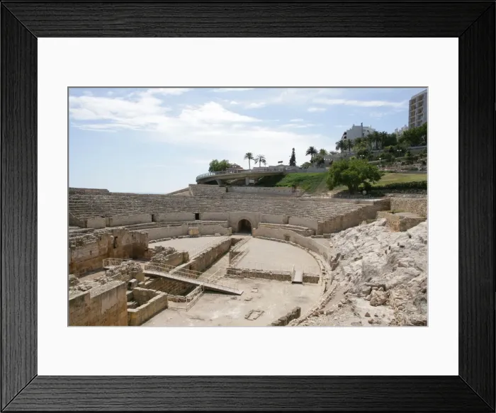 Framed Print : Roman Art. Spain. Tarragona Amphitheatre. Catalonia Framed Print : Roman Art. Spain. Tarragona Amphitheatre. Catalonia