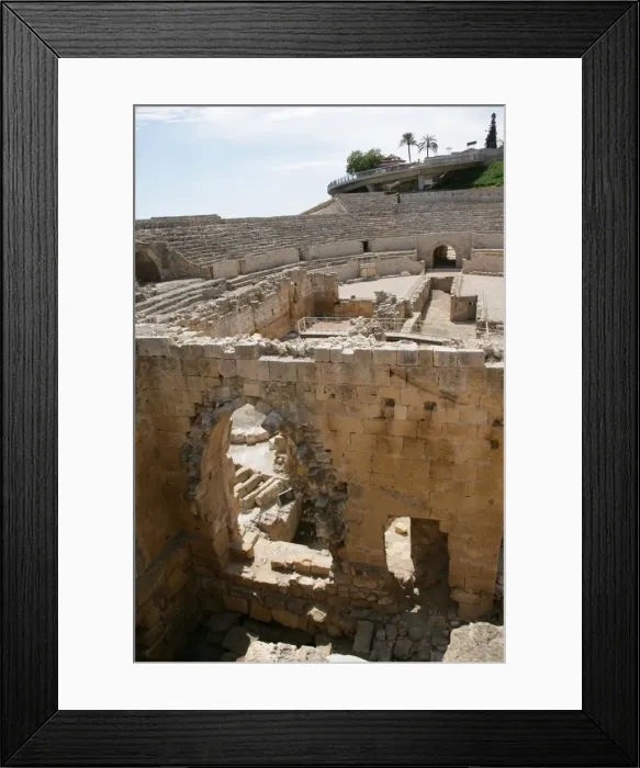 Framed Print : Roman Art. Spain. Tarragona Amphitheatre. Catalonia Framed Print : Roman Art. Spain. Tarragona Amphitheatre. Catalonia