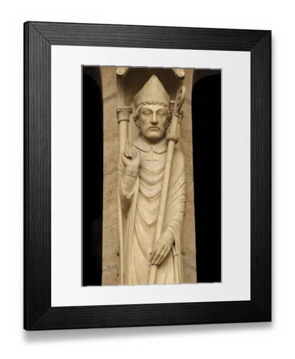 Framed Print : Gothic Art. France. Notre Dame. Paris. Saint Marcel. Portal Framed Print : Gothic Art. France. Notre Dame. Paris. Saint Marcel. Portal