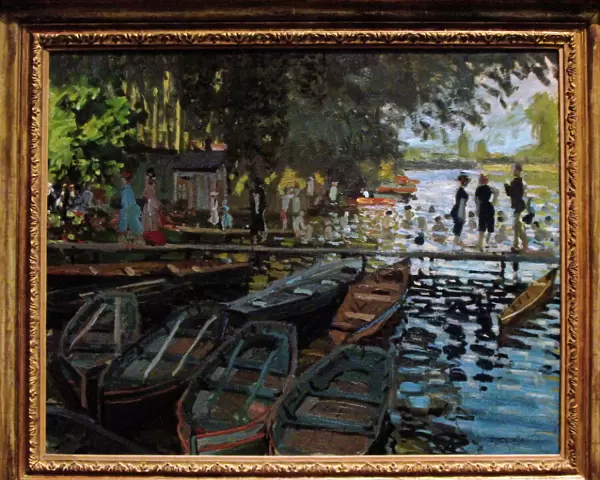 Claude Monet (1840-1926). Bathers at La Grenouillere (1869)