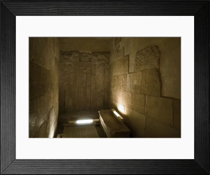 Framed Print : Egypt. Mastaba of Senedjemib Mehi. Interior Framed Print : Egypt. Mastaba of Senedjemib Mehi. Interior