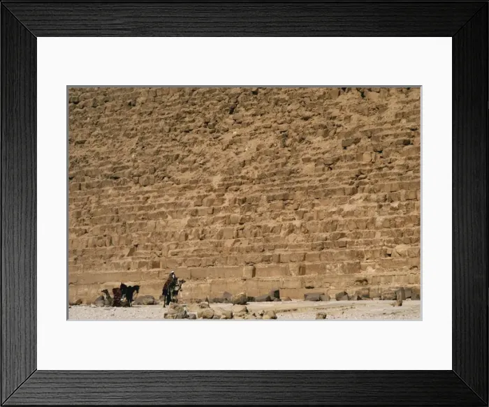 Framed Print : Egypt. Pyramids of Giza. The Pyramid of Khafre Framed Print : Egypt. Pyramids of Giza. The Pyramid of Khafre