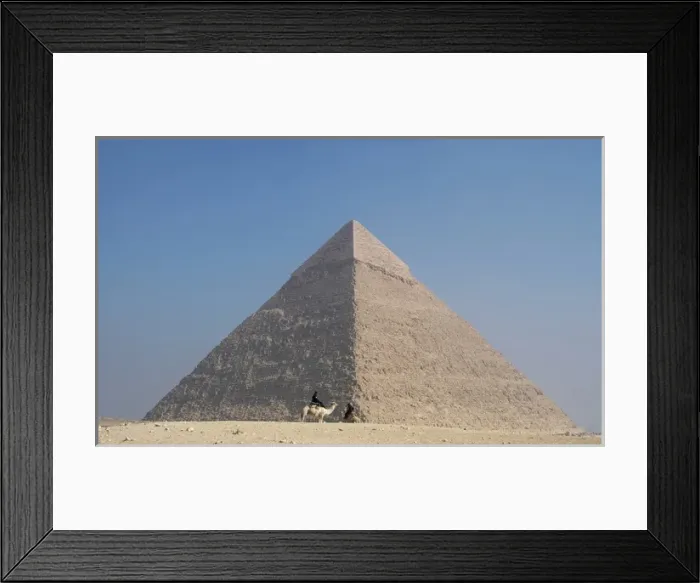 Framed Print : Egypt. Pyramids of Giza. The Pyramid of Khafre Framed Print : Egypt. Pyramids of Giza. The Pyramid of Khafre