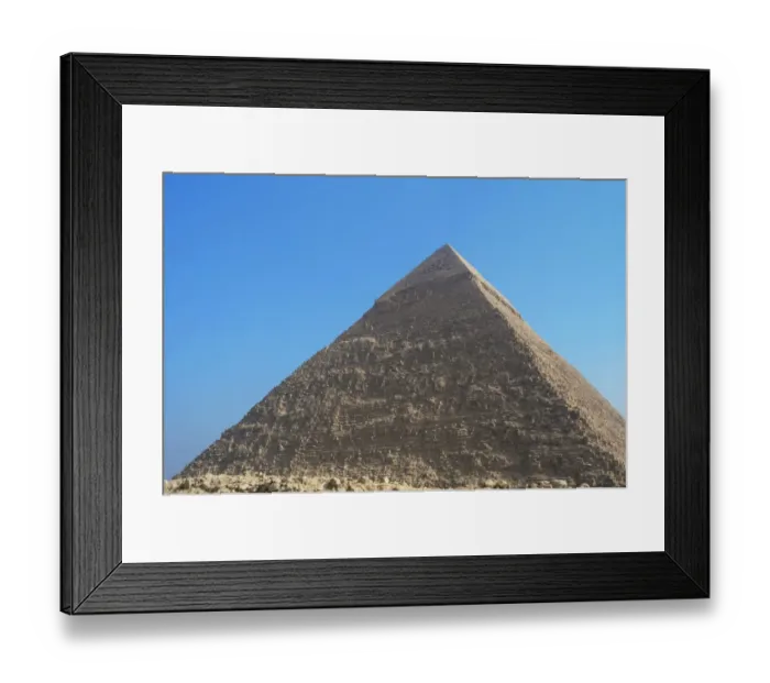Framed Print : Egypt. Pyramids of Giza. The Pyramid of Khafre Framed Print : Egypt. Pyramids of Giza. The Pyramid of Khafre