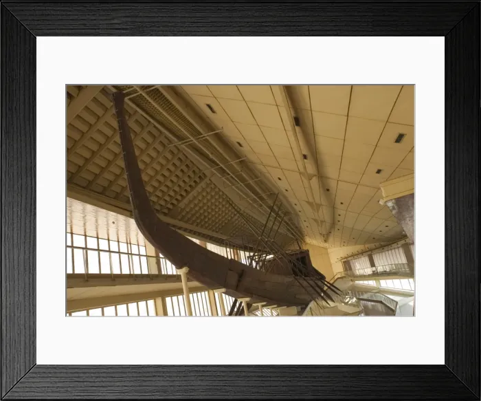 Framed Print : Egyptian art. Old Kingdom. IV Dynasty. The Khufu ship Framed Print : Egyptian art. Old Kingdom. IV Dynasty. The Khufu ship