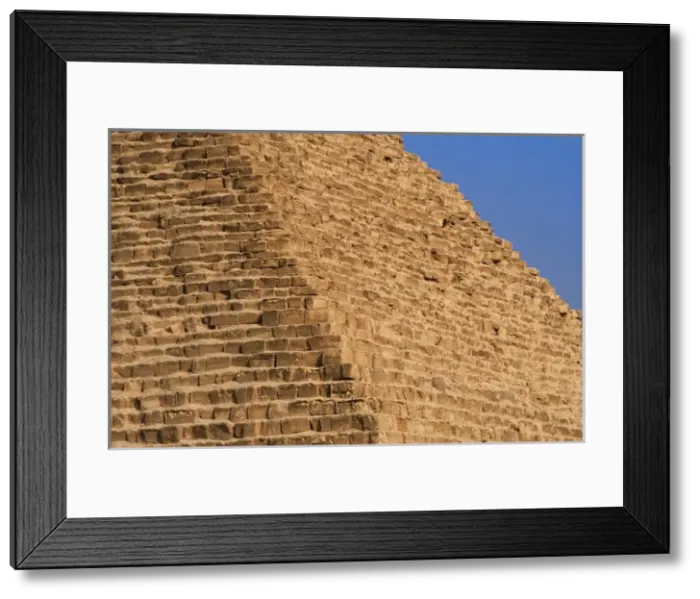Framed Print : Egypt. The Great Pyramid of Giza called the Pyramid of Menka Framed Print : Egypt. The Great Pyramid of Giza called the Pyramid of Menka