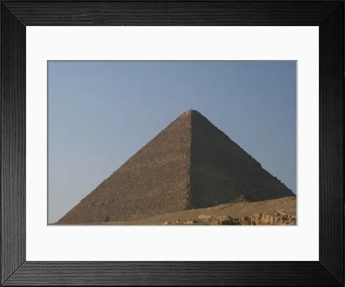 Framed Print : Egypt. The Great Pyramid of Giza, called the Pyramid of Khuf Framed Print : Egypt. The Great Pyramid of Giza, called the Pyramid of Khuf