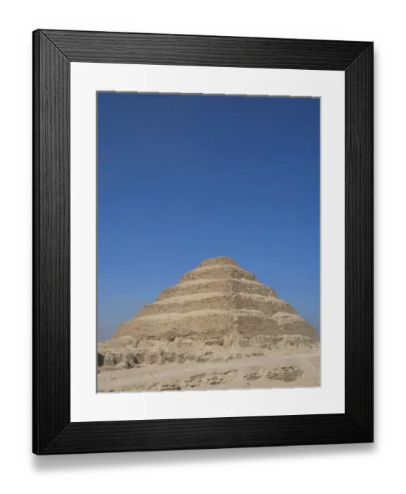 Framed Print : Egypt. Saqqara necropolis. The Pyramid of Djoser (Zoser) or Framed Print : Egypt. Saqqara necropolis. The Pyramid of Djoser (Zoser) or