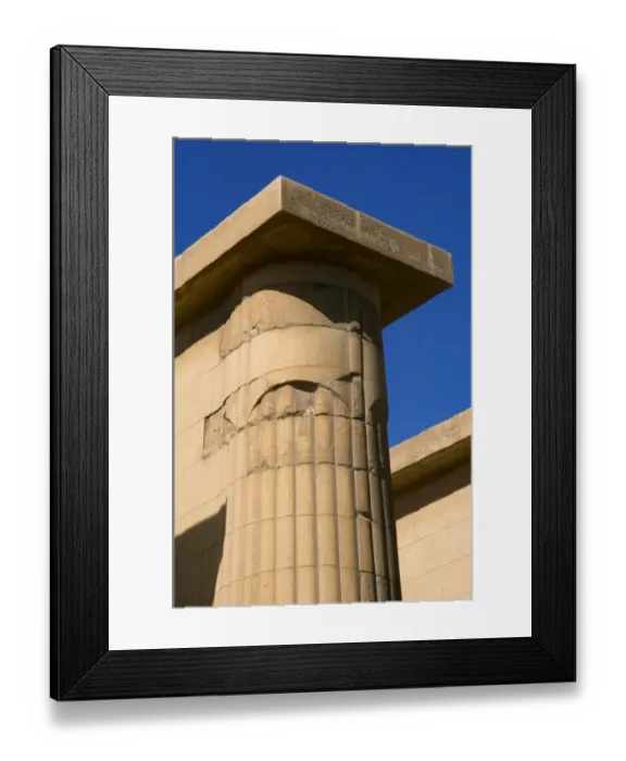 Framed Print : Egypt. Saqqara. Djosers complex. Colonnade acces. Detail Framed Print : Egypt. Saqqara. Djosers complex. Colonnade acces. Detail