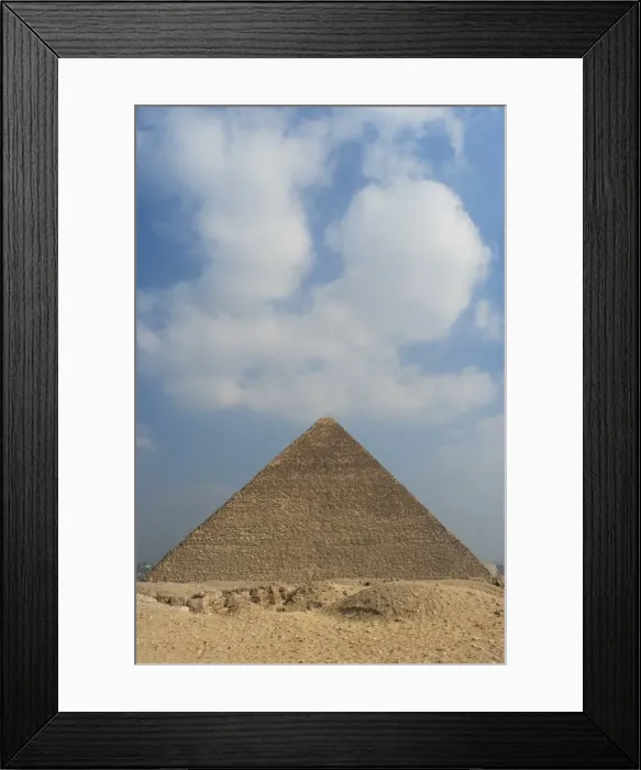 Framed Print : Egypt. The Great Pyramid of Giza, called the Pyramid of Khuf Framed Print : Egypt. The Great Pyramid of Giza, called the Pyramid of Khuf