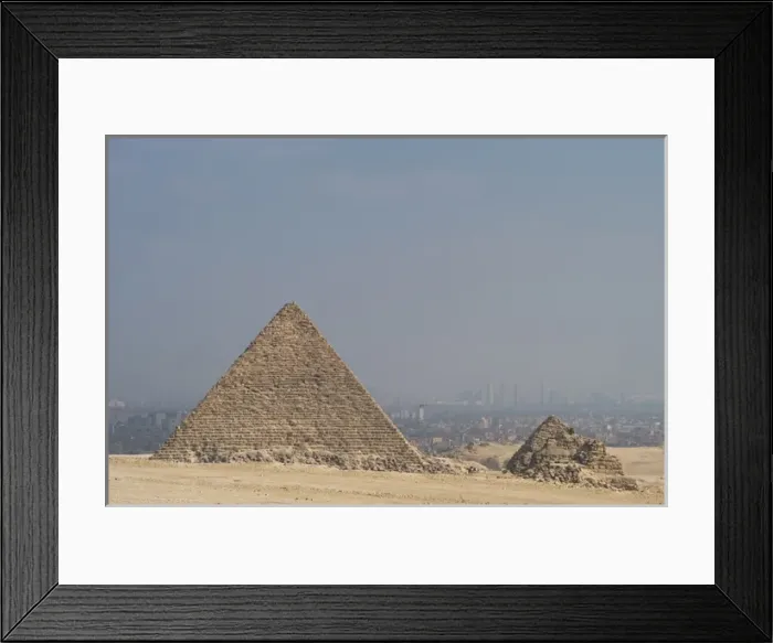 Framed Print : Egypt. The Great Pyramid of Giza called the Pyramid of Menka Framed Print : Egypt. The Great Pyramid of Giza called the Pyramid of Menka