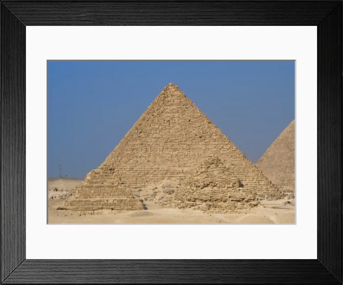 Framed Print : Egypt. The Great Pyramid of Giza called the Pyramid of Menka Framed Print : Egypt. The Great Pyramid of Giza called the Pyramid of Menka