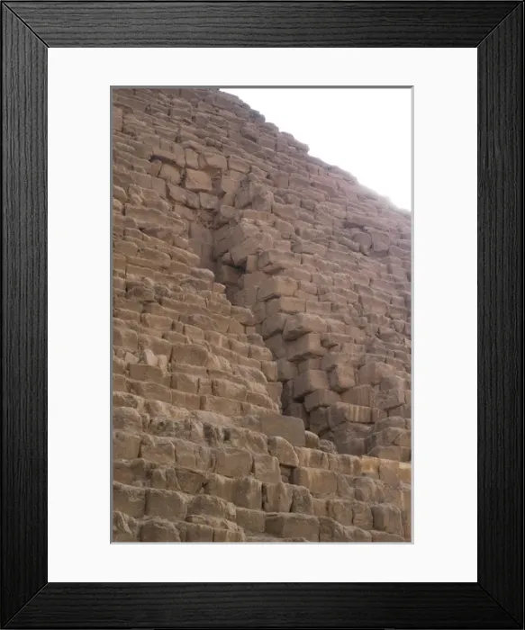 Framed Print : Egypt. The Great Pyramid of Giza called the Pyramid of Menka Framed Print : Egypt. The Great Pyramid of Giza called the Pyramid of Menka