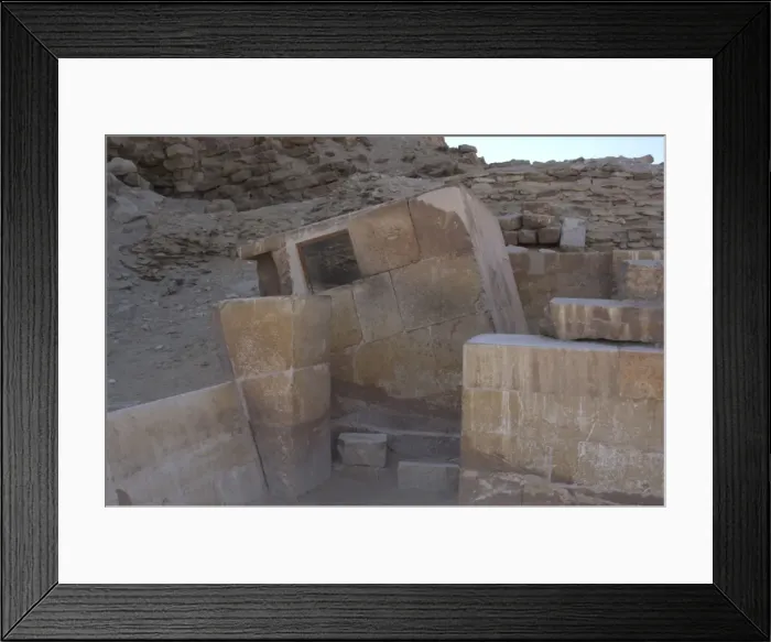 Framed Print : Egypt. Saqqara. Djosers complex. The serdab Framed Print : Egypt. Saqqara. Djosers complex. The serdab
