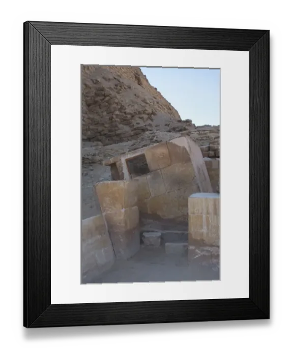 Framed Print : Egypt. Saqqara. Djosers complex. The serdab Framed Print : Egypt. Saqqara. Djosers complex. The serdab