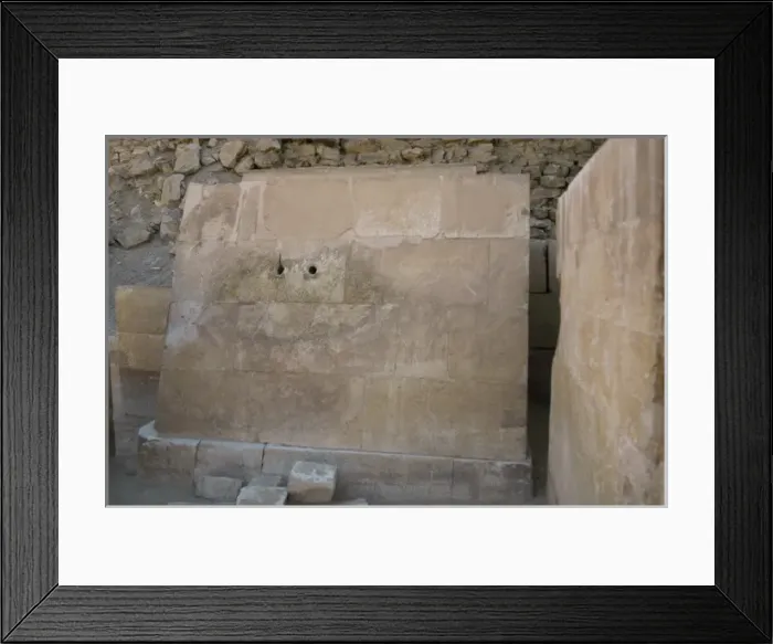 Framed Print : Egypt. Saqqara. Djosers complex. The serdab Framed Print : Egypt. Saqqara. Djosers complex. The serdab