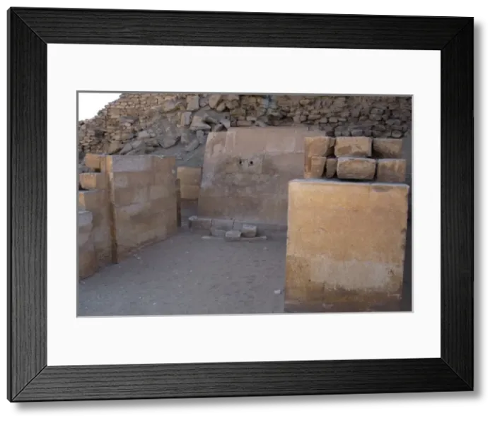 Framed Print : Egypt. Saqqara. Djosers complex. The serdab Framed Print : Egypt. Saqqara. Djosers complex. The serdab