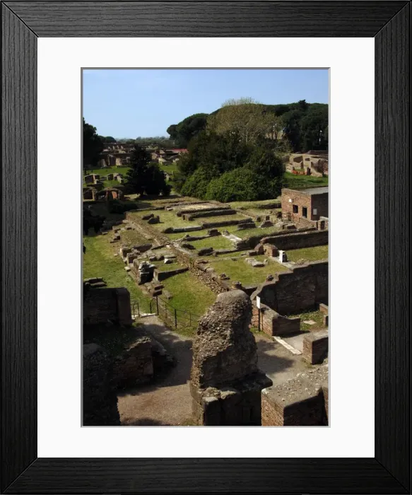 Framed Print : Ostia Antica. House of Apuleius Framed Print : Ostia Antica. House of Apuleius