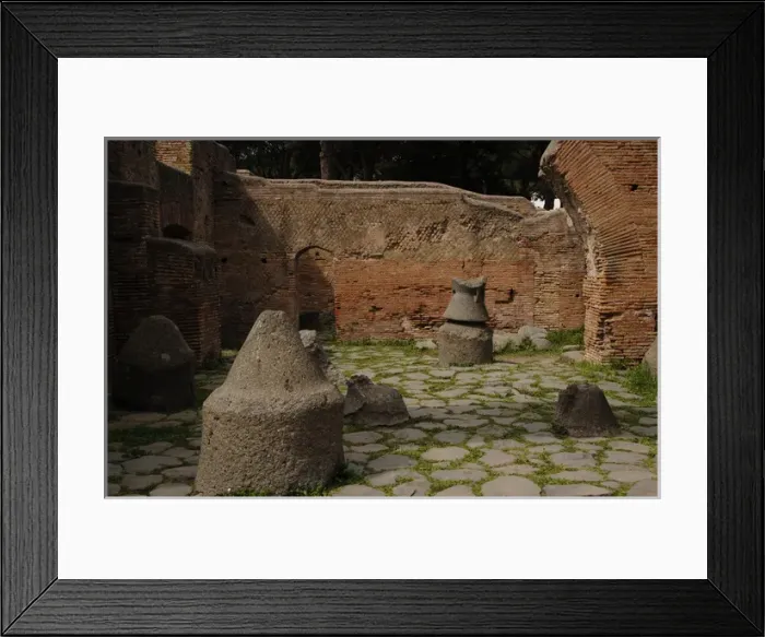 Framed Print : Ostia Antica. House of the Millstones Framed Print : Ostia Antica. House of the Millstones