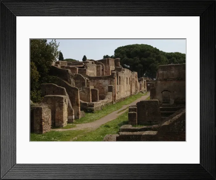 Framed Print : Ostia Antica. Remains Framed Print : Ostia Antica. Remains