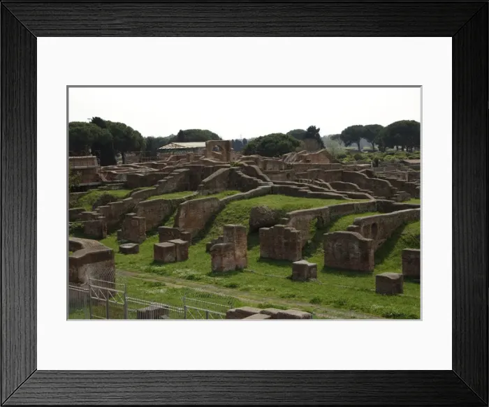Framed Print : Ostia Antica. Small market Framed Print : Ostia Antica. Small market