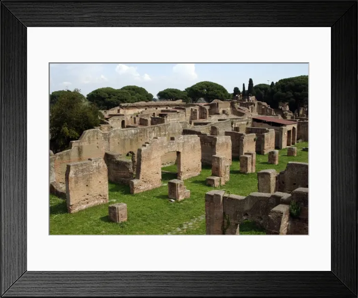 Framed Print : Ostia Antica. Cardo Maximus Framed Print : Ostia Antica. Cardo Maximus